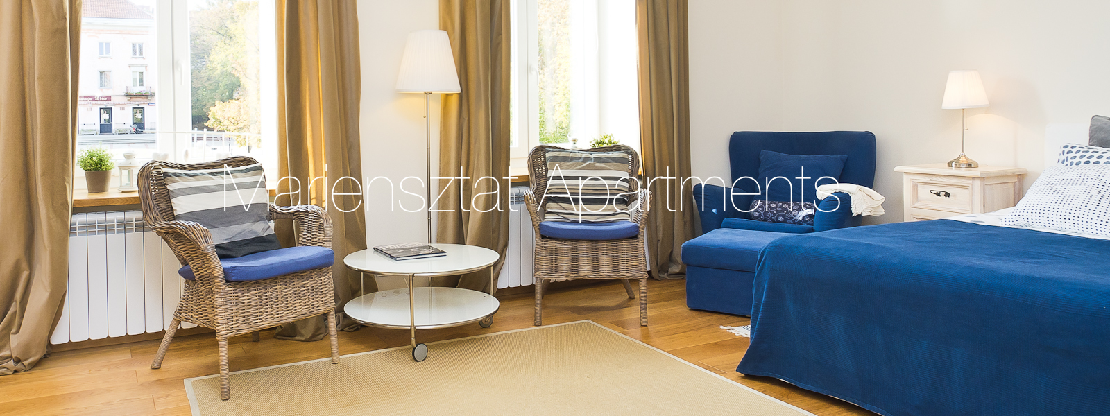 Bedroom in Garbarska Apartment